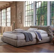 Polsterbett Auch Mit Bettkasten Sharpei Leder Grau Designer Bett Haus Polsterbett