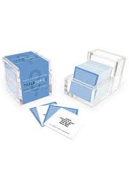 Get every guest talking, laughing, and enjoying each other's company with this card game of fun, inspired conversation starters. Shop Laura Table Topics