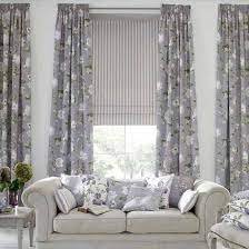 Love The Grey And Lavender In These Simple Panels Living Room Drapes Luxury Living Room Window Treatments Living Room