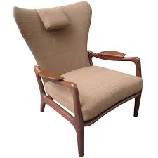 Adrian Pearsall Lounge Chair On Walnut Frame Modern Wingback Chairs Chair Furniture