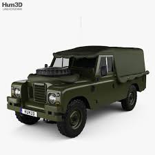 3d Model Of Land Rover Series Iii Lwb Military Ffr 1985 Land Rover Land Rover Series Army Vehicles
