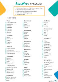 Please click on the state you are interested in to view that state's information: Printable Konmari Checklist Declutter Your Home With Marie Kondo