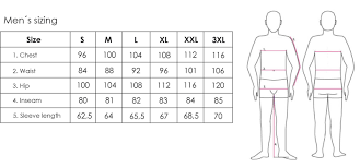 72 symbolic size chart waist measurements