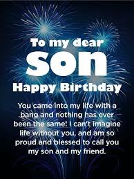 Birthday Words For My Son I Can T Imagine Life Without You Happy Birthday Wishes Card For Son What Would Life Birthday Messages For Son Birthday Wishes For Son Birthday Cards For Son