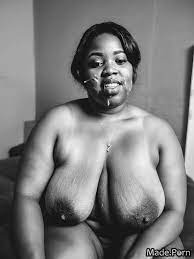 Porn image of saggy tits blowjob bbw slutty african black bimbo created by  AI