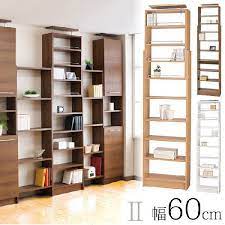 低い天井でも高い天井でも幅広く対応するおしゃれな突っ張りラック 棚板を繋いだり 扉を装着したり自分好みにカスタマイズできる拡張性も楽しめます サイズ 幅60 奥行24 高さ184 270cm カラー ナチュラル ホワイト ダークブラウン 仕様 幅木よけカット加工