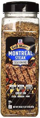 Mustard and steak seasoning give this juicy burger a kick of flavor. Amazon Com Mccormick Grill Mates Montreal Steak Seasoning 29 Oz Meat Seasonings Grocery Gourmet Food