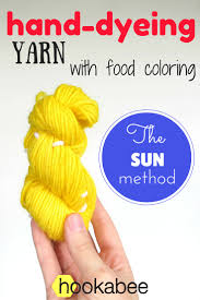 We carry gift wrap supplies, bridal ribbon, cupcakes & more Hand Dyeing Yarn With Food Colouring Sun Method Hookabee