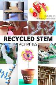 There's seven pages to download which include colouring, pasting. Recycling Science Projects For Kids Little Bins For Little Hands