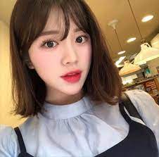 pin de aruzhan abay en girlz peinados flequillo coreano melenas cortas
