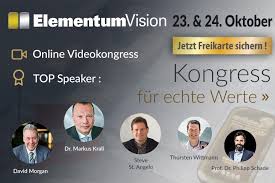 Die neuregelung der verfahrenseinstellung nach § 33 asylg. Elementum Vision Online Kongress Fur Echte Werte Elementum International Ag Pressemitteilung Pressebox