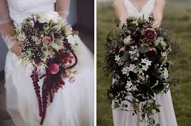 There are a plethora of jewel tones with autumn and winter blooms. 20 Dark Moody Jewel Tone Bouquets Invitations Southbound Bride