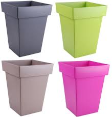 Maybe you would like to learn more about one of these? Large Square Plant Pots 48 Litre 50cm Tall Plant Pot Planters Green Mocha Grey Blumax Plastic Plant Pots Large Plant Pots Wooden Garden Planters