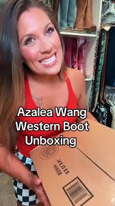 Azalea Wang Alaric Black Western Open Toe Sandal Boot
