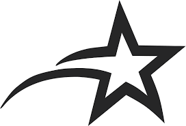 Vallende sterren (shooting stars) boven leiden (hd). Sticker Vallende Ster Stickers Be Webshop