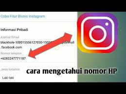 Jul 18, 2020 · bisa juga kmau ingin mendapatkan nomor wa artis yang kamu idolakan misalnya untuk mencari hiburan. Cara Mengetahui Nomor Hp Di Instagram Youtube