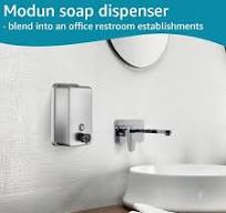 Lynzavix Brushed Stainless Steel Soap Dispenser Lotion Dispenser Wall Mount  38.8oz Large Capacity Anti-Leak Pump 29DPH005262