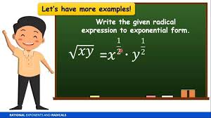 The simplest radical form is when you have simplified all the factors so that all perfect roots are solved and written out side. Grade 9 Mathematics Module 4 Simplifying Expressions With Rational Exponents And Writing Them As Radicals And Vice Versa Facebook
