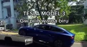 Kamu bisa menemukan penjual tesla model 3 dari seluruh indonesia yang terdekat dari lokasi & wilayah kamu sekarang. Susah Tidur Sultan Asal Medan Ini Iseng Beli Tesla Model 3 Online Wah Murah Banget