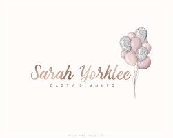 Party Planner Balloon Logo Event Planner Logo Party Decoration Logo Balloon Party Shop Logo Premade Logo Template Premade Branding Kit In 2020 Event Planner Logo Balloon Logo Planner Logo