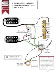 Wiring diagrams standard 2 humbuckers wiring diagram. Question Wiring A Toggle Switch To Split A Humbucker Guitar