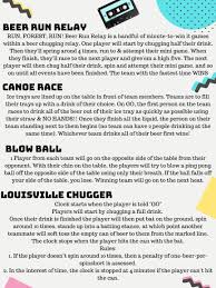 2019 Beer Olympics Poster Game Rules 2 1000 In 2020 Beer Olympic Beer Olympics Games Beer Olympics Party