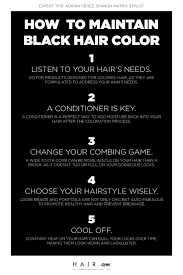 • shampoo your hair once a week. How To Maintain Black Hair Color 5 Expert Tips To Try Now Hair Com By L Oreal Black Hair Color Black Hair Tips Dark Black Hair