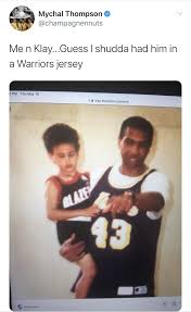 Klay thompson doesn't have any children as yet. Mychal Thompson Googling Klay Thompson S Parents To Post A Photo Of Them Two Is Hilarious Lol Lakers
