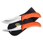 JaegerPair Skinner & Gutting Hunting Knife Combo w/ Belt Sheath Outdoor Edge