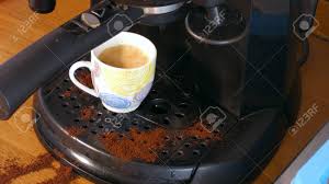 A coffee maker has a tough job. Dirty Coffee Machine