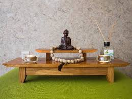 Puja Table Meditation Shrine Prayer Table Meditation Altar Tea Table Buddhist Altar Japanese Table Zen Altar Meditation Altar Meditation Room Design Meditation Room Decor