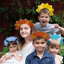Oct 28, 2011 · line up the seams, pin in place, then sew along the edge. Diy Dinosaur Headbands For Kid S Birthday Party Lia Griffith