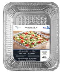 Mainstays Half Steam Multi Use Pan Set 10 Count Walmart Com Pan Set Cooking And Baking No Bake Cake