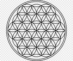 Another triangular lattice form is common, with circle separation as the square root of 3 times their radii. Overlapping Circles Grid Sacred Geometry Geometric Shape Vesica Piscis Tattoo Pattern Monochrome Symmetry Sphere Png Pngwing