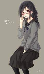 Usagi is probably one of the most kind anime characters with clumsy. Wallpaper Illustration Monochrome Long Hair Anime Girls Glasses Cartoon Black Hair Brown Eyes Sweater Sketch Black And White Mangaka 1680x2812 Obseek 32947 Hd Wallpapers Wallhere
