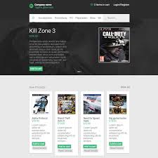 So, anyone can use these free bootstrap ecommerce templates to build ecommerce website. Ecommerce Video Games Responsive Website Template