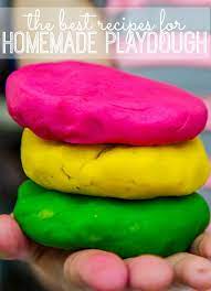 The Best Homemade Playdough Recipes Best Homemade Playdough Recipe Homemade Playdough Kids Activities Blog
