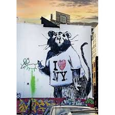 Banksy I Love Ny Rat Kunstproduktion Neue Kunst Graffiti Created by markesha found in tsr category 'paintings & posters'.