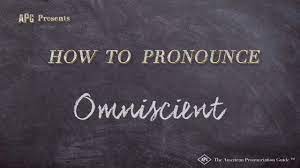 Omniscient pronunciation in english en ɒmˈnɪsɪənt; How To Pronounce Omniscient Omniscient Pronunciation Youtube