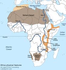 It is the longest freshwater lake in the world (410 miles 660 km) and the second deepest (4,710 feet 1,436 metres) after lake baikal in russia. Africa Physical Map Google Search Africa Map Geography Map Africa
