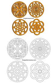 Circle Trivets Vector Coaster Scroll Saw Patterns Einlegearbeit Holzbearbeitung Und Holzbearbeitung Handwerk