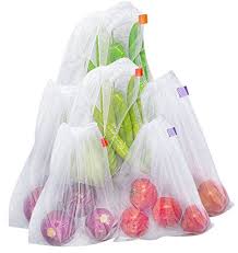 Bekith Conjunto De 6 Producir Bolsas De Reutilizables Bolsas De Malla Para Compra De Alimentos Y Al Reusable Produce Bags Produce Bags Reusable Sandwich Wrap