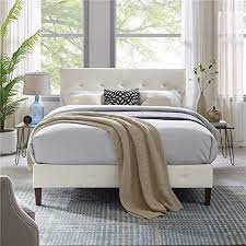 Classic Brands Seattle Modern Tufted Upholstered Platform Bed Headboard Frame With Wood Slat Sup Upholstered Platform Bed Headboards For Beds Frame Headboard