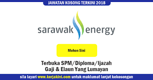 Senior executive i its technical security architect, procedures and guidelines 2. Jawatan Kosong Sarawak Energy 2018 Terbuka Spm Diploma Ijazah