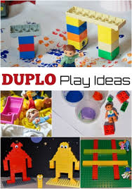 This list is a little different because some of these are activities are designed for parents to do with your toddler to keep them busy. Duplo Ideas