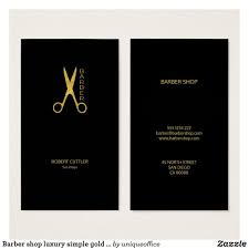 Your choice of coating type on one or both sides matte. Barber Shop Luxury Simple Gold Black Business Card Zazzle Com Black Business Card Vertical Business Cards Barber Shop