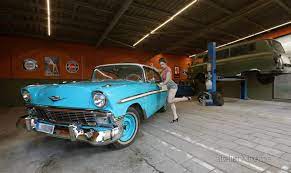 Hot rod garage hot rod garage hot rod garage. Hot Rod Garage Oldtimer Foto Garage