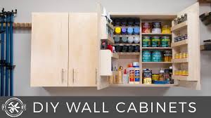 You can store 5 levels of gardening tools, paint supplies and automotive gear in this sturdy storage solution. Diy Wall Cabinets With 5 Storage Options Shop Organization Youtube