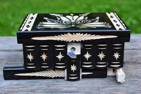 Maybe you would like to learn more about one of these? Wooden Puzzle Box Trick Box With Hidden Compartment Mystery Etsy Wooden Puzzle Box Puzzle Box Wood Jewelry Box