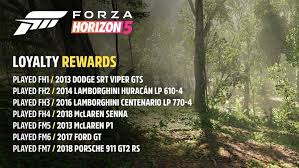 The fifth installment in the unlock! Forza Horizon 5 The List Of Cars To Unlock By Playing Previous Games California18